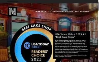 Nomada Bakery website