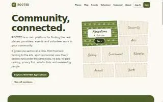Rooted Family Care PLLC website