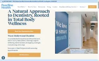 Pearline Health: Cosmetic and Implant Dentists website