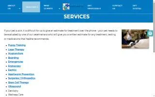 Turquoise Animal Hospital website