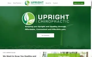 Upright Chiropractor San Jose - INSURANCE ACCEPTED website