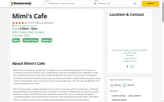Mimi's Cafe