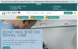 Anchor Animal Hospital of Anaheim website