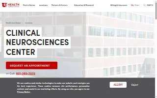 Clinical Neurosciences Center website