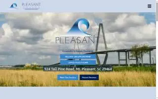 Pleasant Smiles Cosmetic & Family Dentistry website