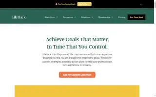Lifehack Wellness Chiropractic website