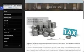 Benenati Law Firm of Orlando website