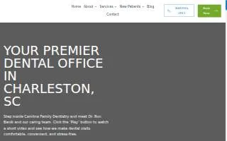 Carolina Family Dentistry - Ron Banik, DMD, PC website
