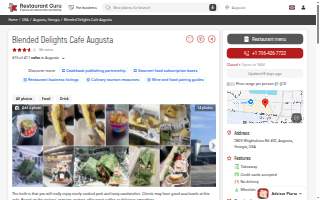 Blended Delights Cafe Augusta