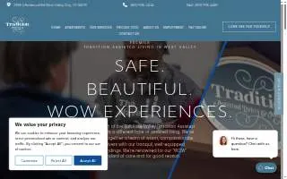 Tradition Assisted Living of West Valley City website