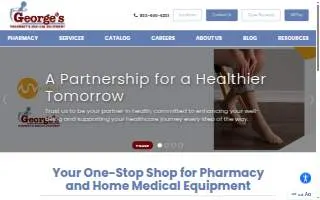 George's Pharmacy & Medical Equipment of Indianapolis website