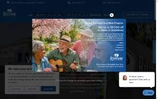 Riverway Assisted Living and Memory Care website