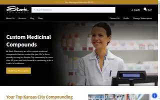 Stark Pharmacy and Compounding website