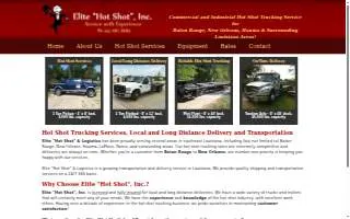 Elite Hot Shot website