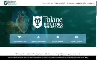 Tulane Doctors website