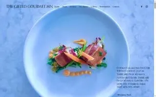 The Gifted Gourmet- A Modern Chef Service website