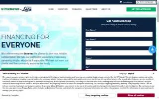 Dime Down website