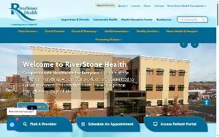 RiverStone Health Clinic website