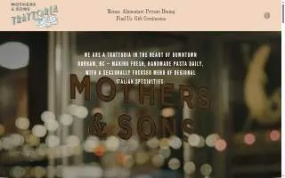Alimentari at Mothers & Sons website