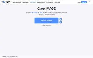 Crop Salon website
