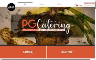 PG Catering LLC website