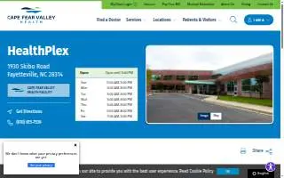 HealthPlex website