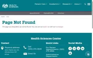 UNM Outpatient Pharmacy website