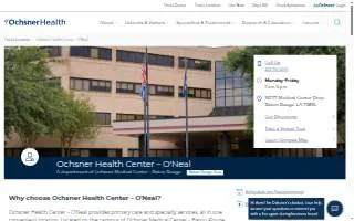 Ochsner Health Center - O'Neal website
