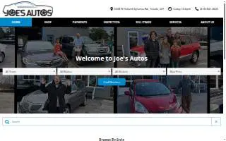 Joe's Auto Repair of Toledo website