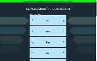Elder Care Insurance Solutions Inc website
