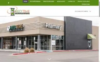 Med Time Pharmacy website