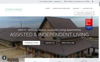 John H. Johnson Senior Assisted Living Apartments website