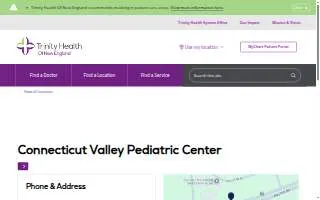 Connecticut Valley Pediatric Center website