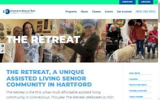 The Retreat Assisted Living of Hartford website