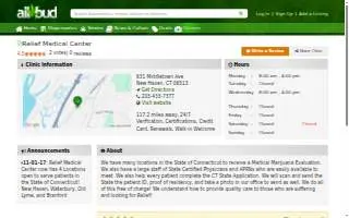 Relief Medical Center website