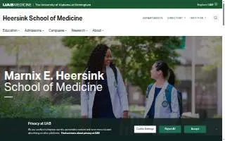 UAB Department Of Pediatrics website
