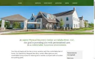 Aspire Physical Recovery Center at Cahaba River, LLC website