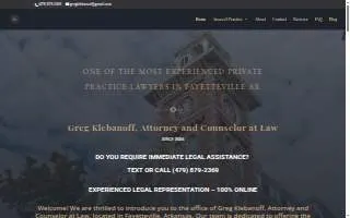 Greg Klebanoff, Attorney and Counselor at Law website
