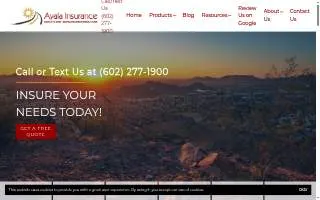 Ayala Insurance website