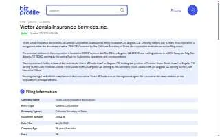 Victor Zavala Insurance Services, Inc. website