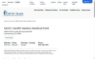 MUSC Health Nexton Medical Park