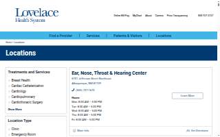 Lovelace Women's Hospital Outpatient Rehabilitation