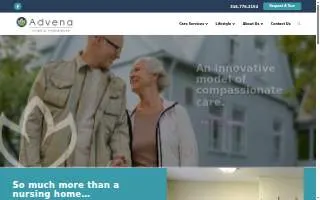 Advena Living at Fountainview of Rose Hill website
