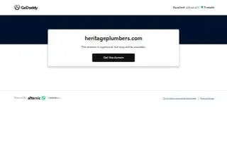 Heritage Plumbing & Sewer LLC website
