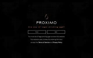 Proximo website