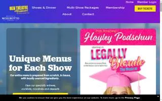 New Theatre & Restaurant website