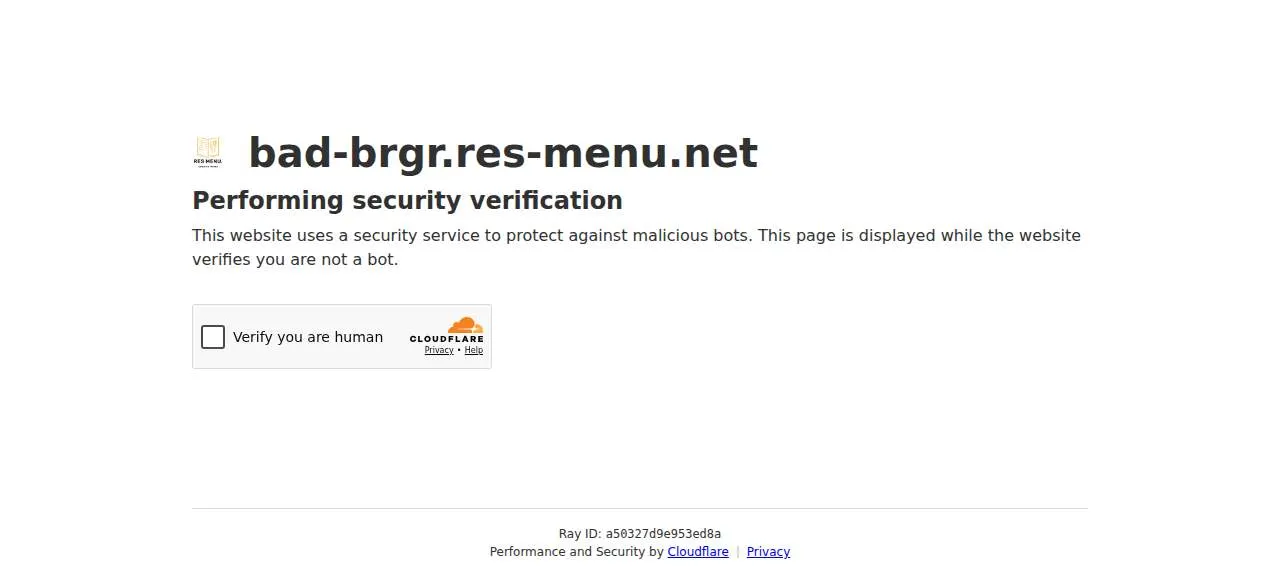Bad Brgr website