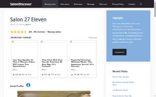 Salon 27 Eleven
