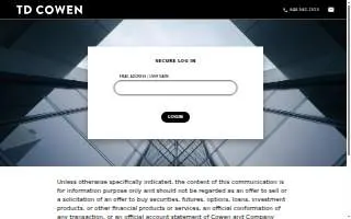 Cowen Construction website