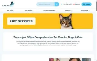 Emancipet of Philadelphia website